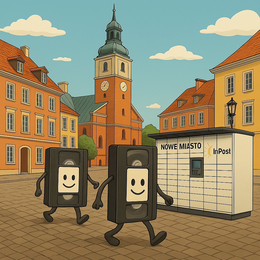 Przegrywanie VHS w Nowym Mieście i okolicach – skąd możesz wysłać paczkę?
